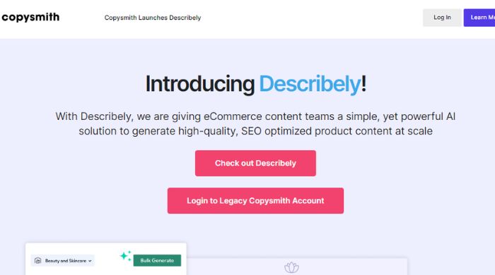 Copysmith Content Writing Tool for SEO