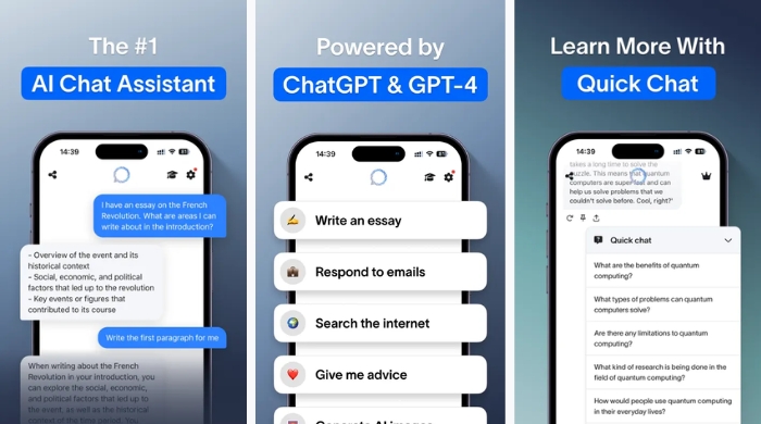 Frank is an ChatGPT powered search & chat AI bot, combining ads-free search, text and image creation and brainstorming into one smooth mobile experience