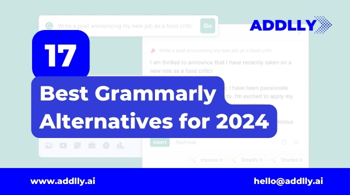 17 Best Grammarly Alternatives for 2024 [Free/Paid]