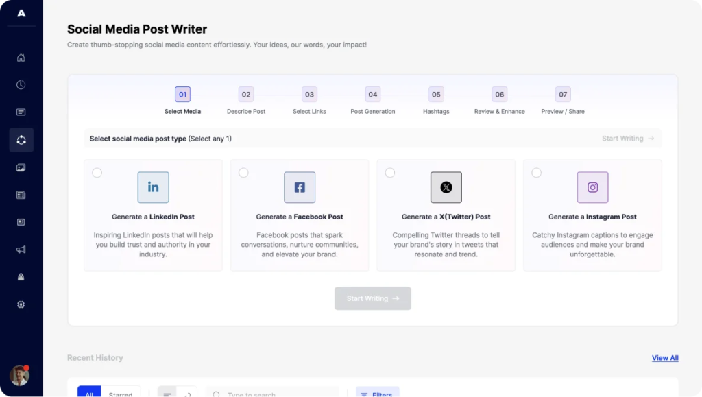 social media writer demo1