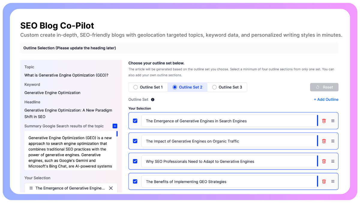 SEO Blog Co-Pilot step 5