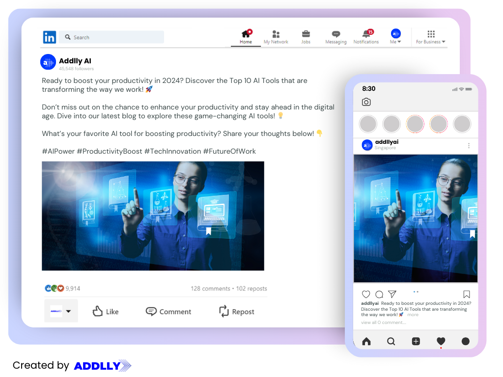 Social Media Post Writer AI Writer