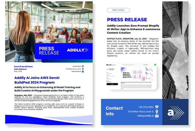 AI Generated High Quality Press Releases for Your Events