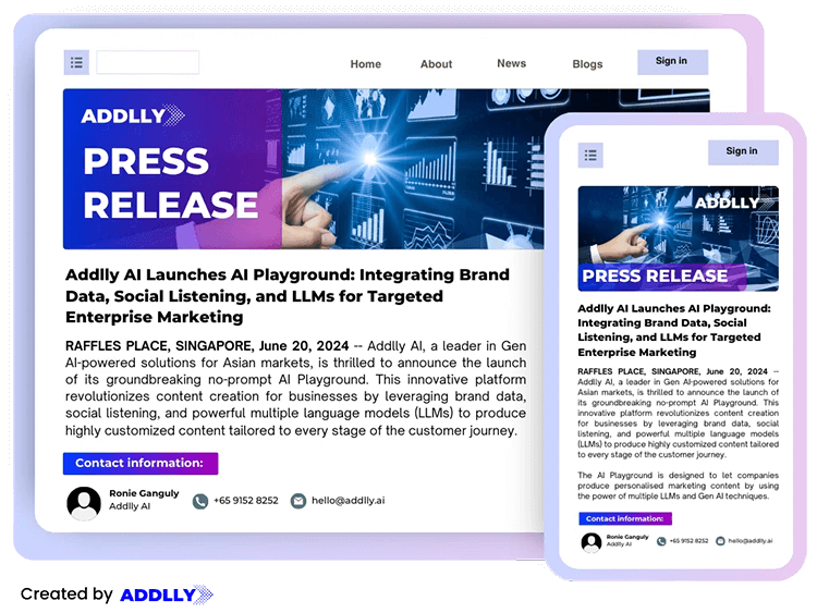 AI Press Release Generator - Write Press Release in Minutes