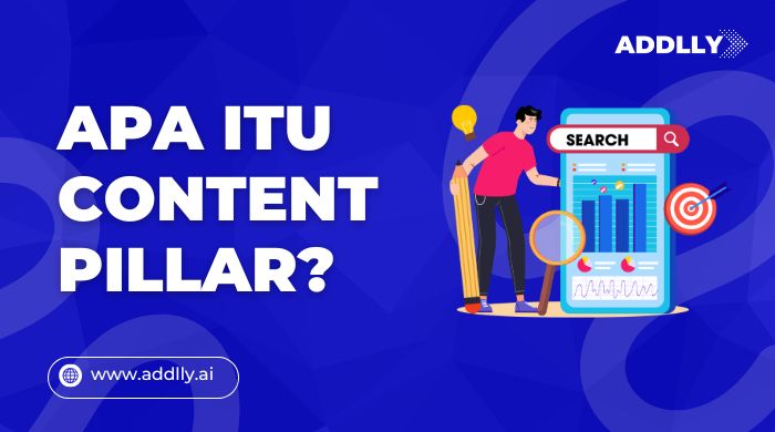 design banner bertuliskan "Apa Itu Content Pillar?"