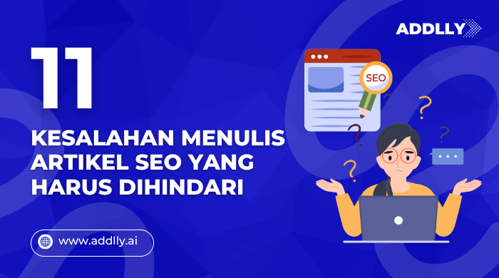 kesalahan menulis artikel seo