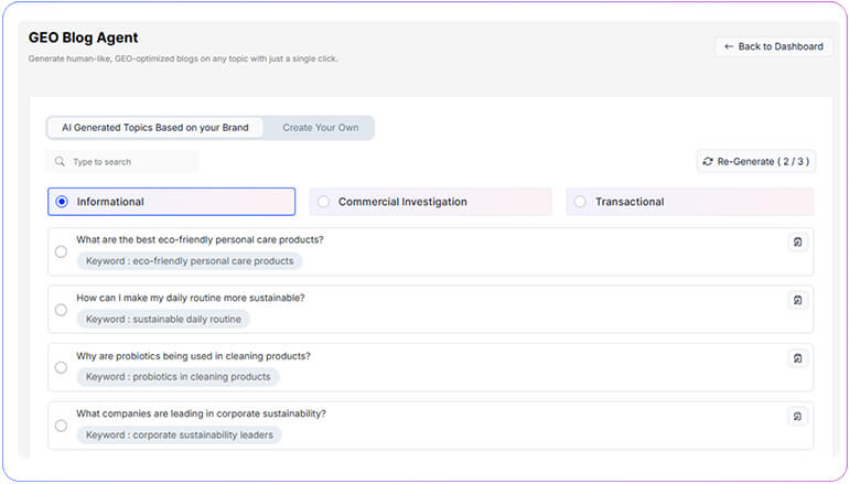 Provide Auto Suggested Topics That Rank