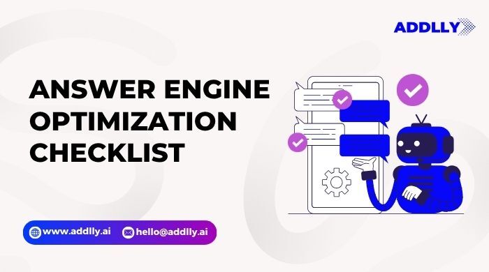 Answer Engine Optimization AEO Checklist