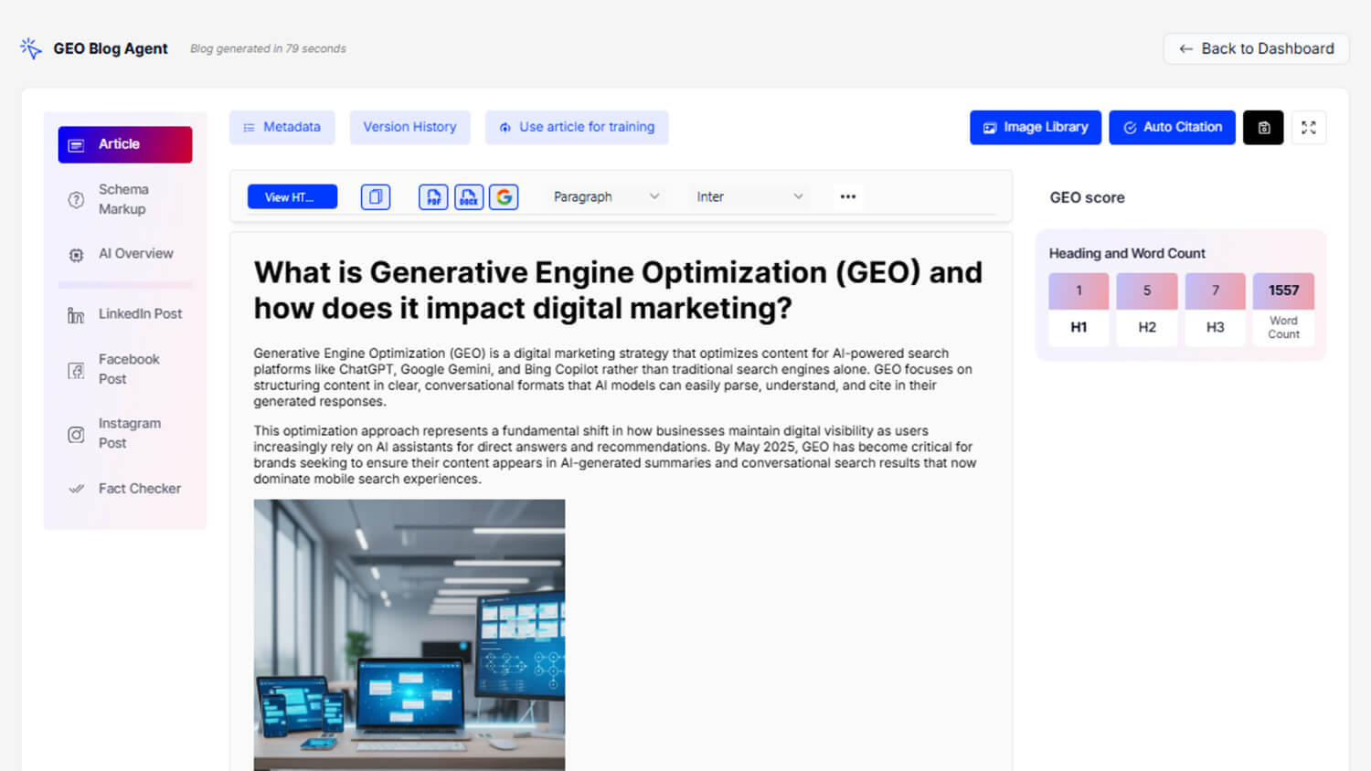 What Content Types Can Addlly AI’s AI GEO Tools Create