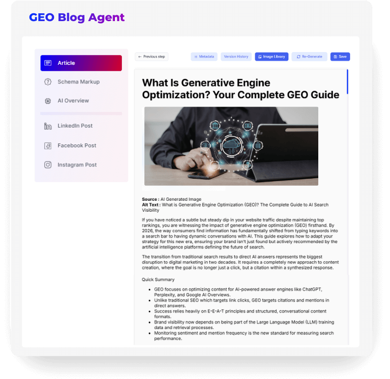 Step 3: Execute GEO Optimization at Scale