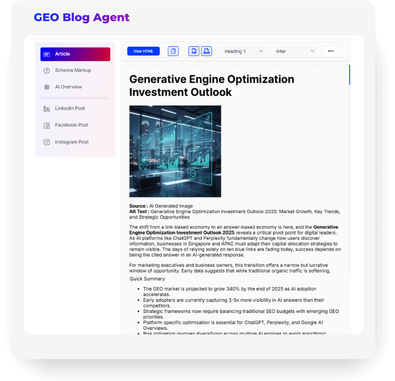 Step 3: Execute GEO Optimization at Scale