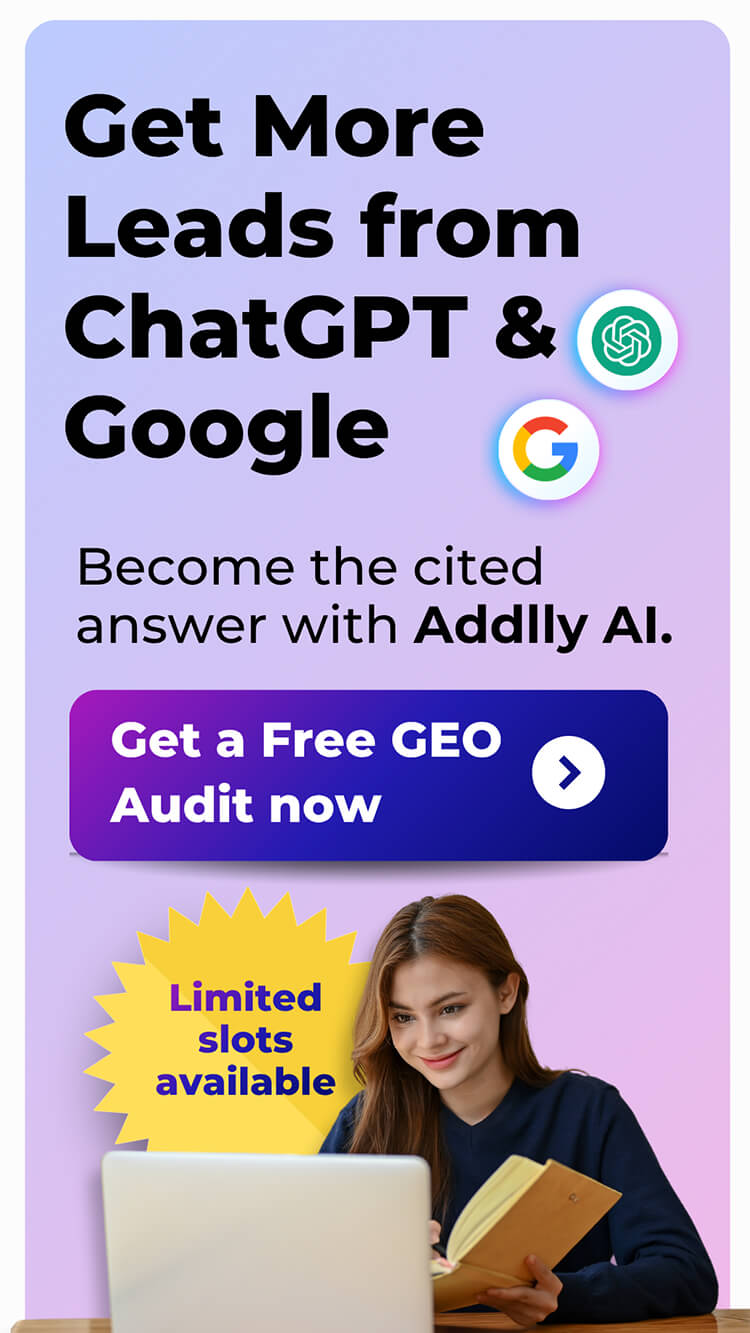 CTA banner for Addlly AI knowledge base pages