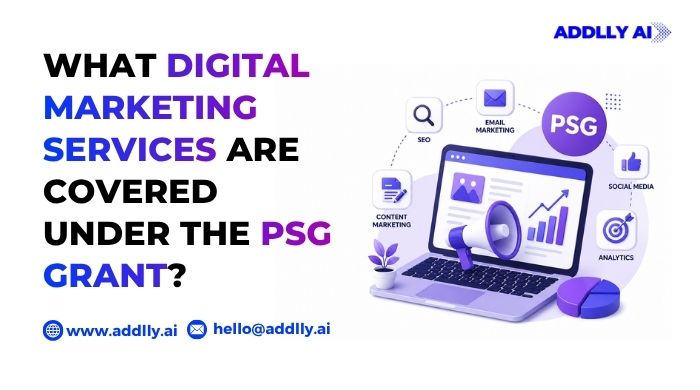 What Digital Marketing Services Are Covered Under the PSG Grant?