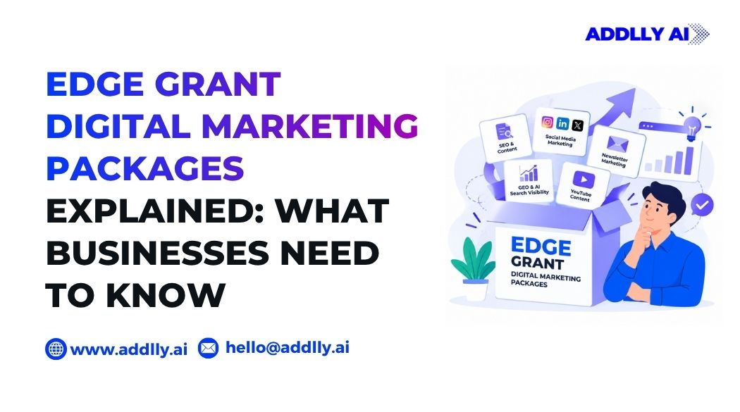 EDGE Grant Digital Marketing Packages