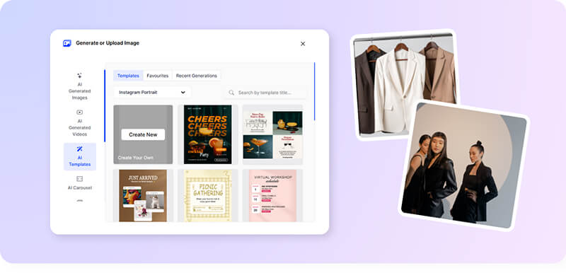 AI-Generated Images Perfect for Instagram Feed and Stories