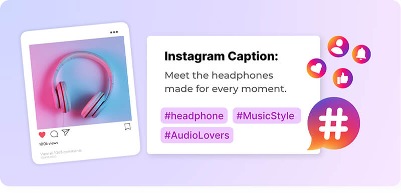 AI Instagram Captions and Relevant Hashtags
