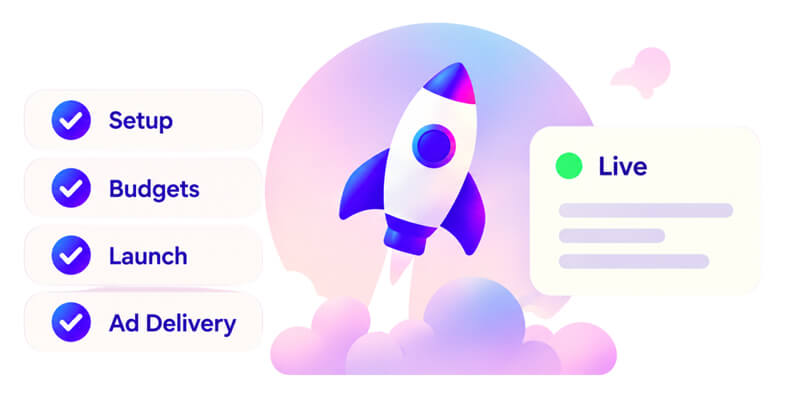 Campaign Launch and Ad Delivery