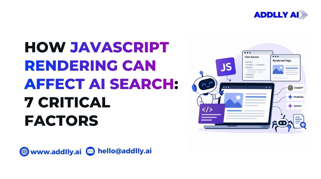 JavaScript rendering and AI search